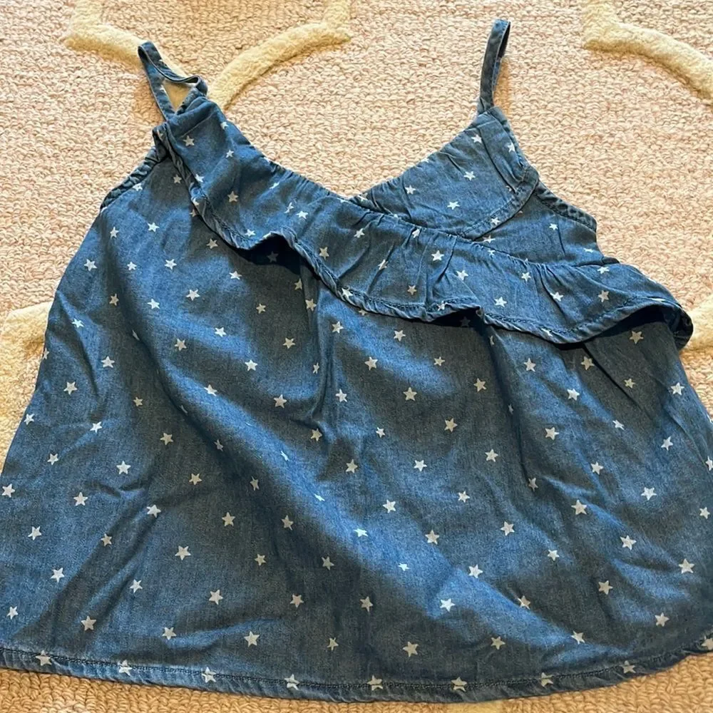 Osh kosh ruffle star tank